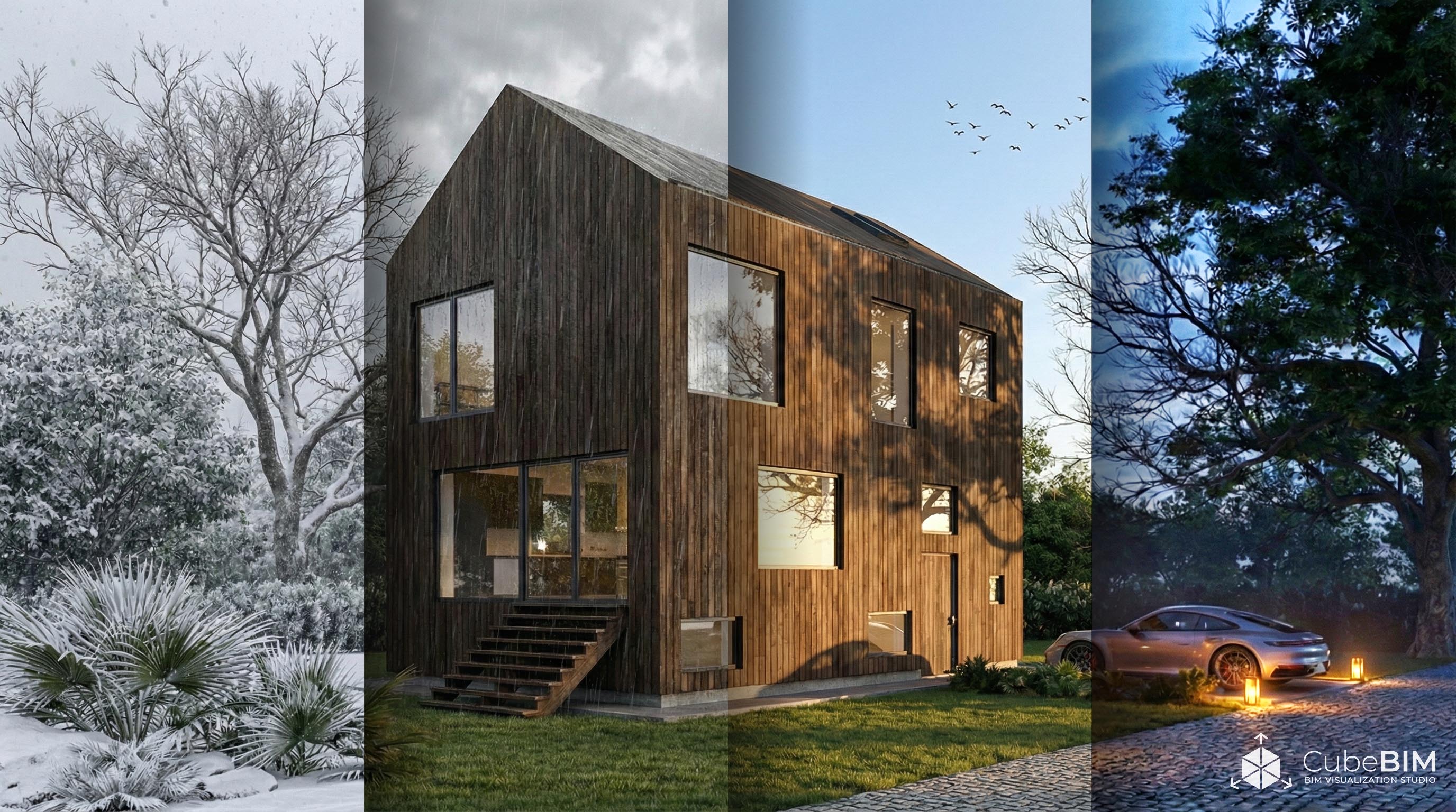 Villa Wood Exterior